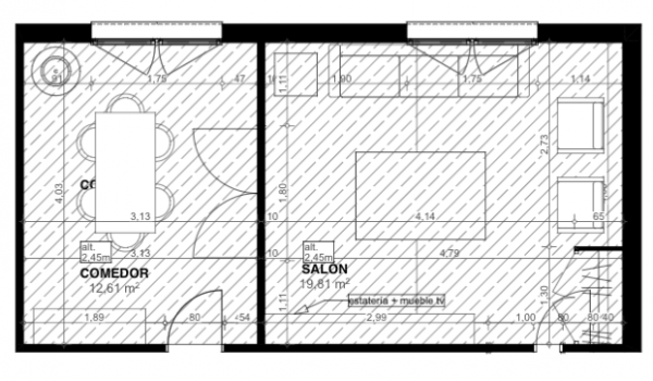Plano del proyecto con cotas