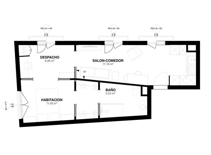Plano del proyecto sin cotas