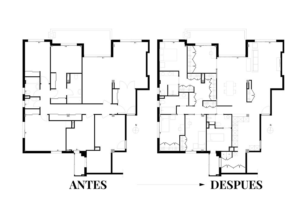 Antes y después