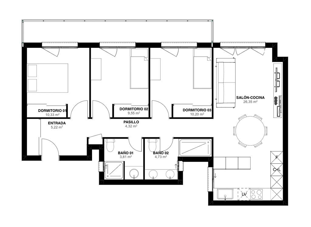 Plano proyectado